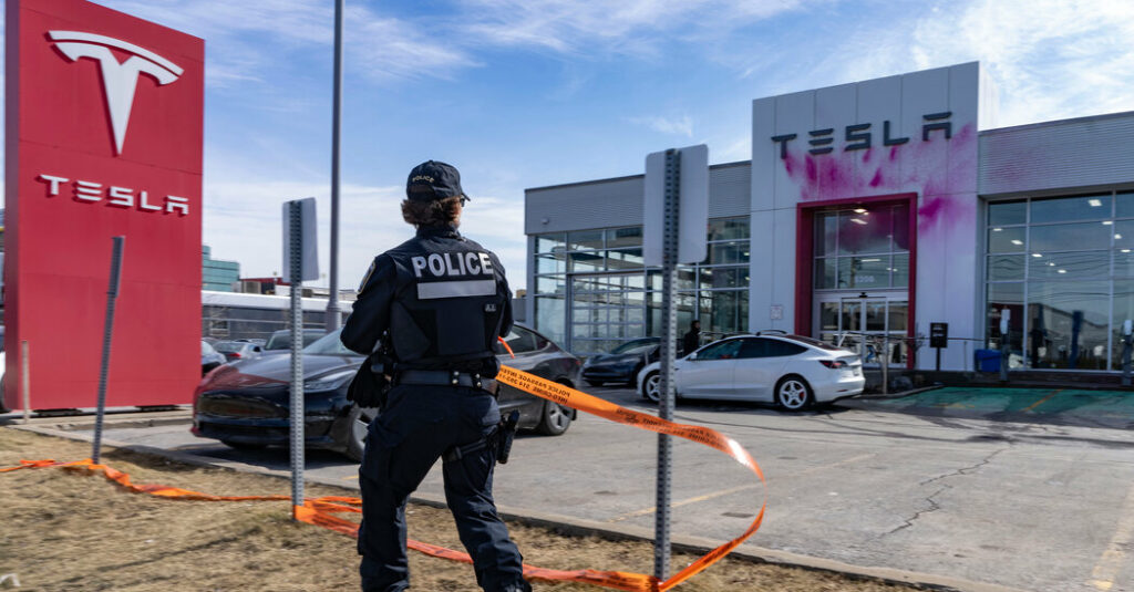 Canadians Turn on Tesla, and It Becomes Physical
