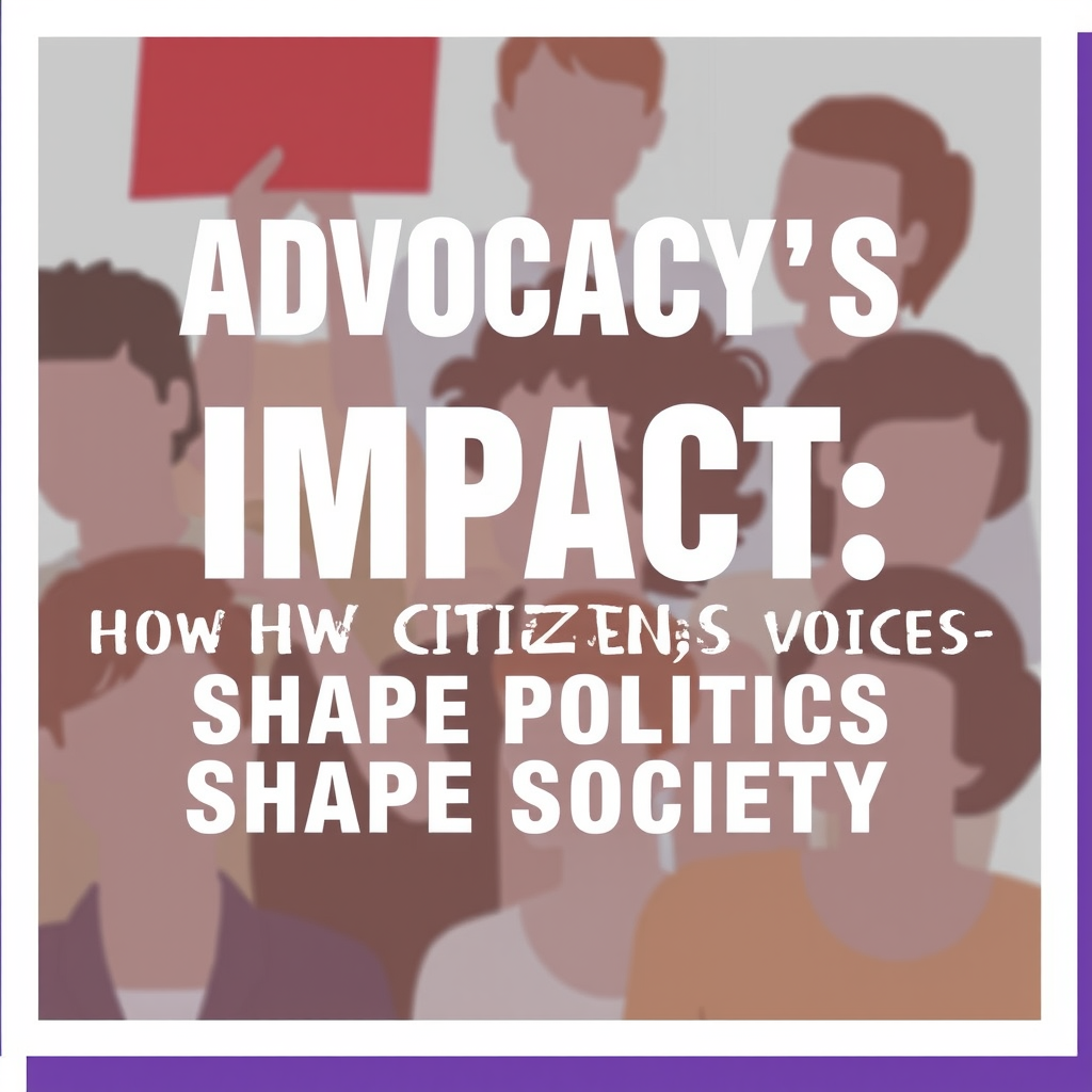 **Advocacy’s Impact: How Citizen Voices Shape Politics and Society**