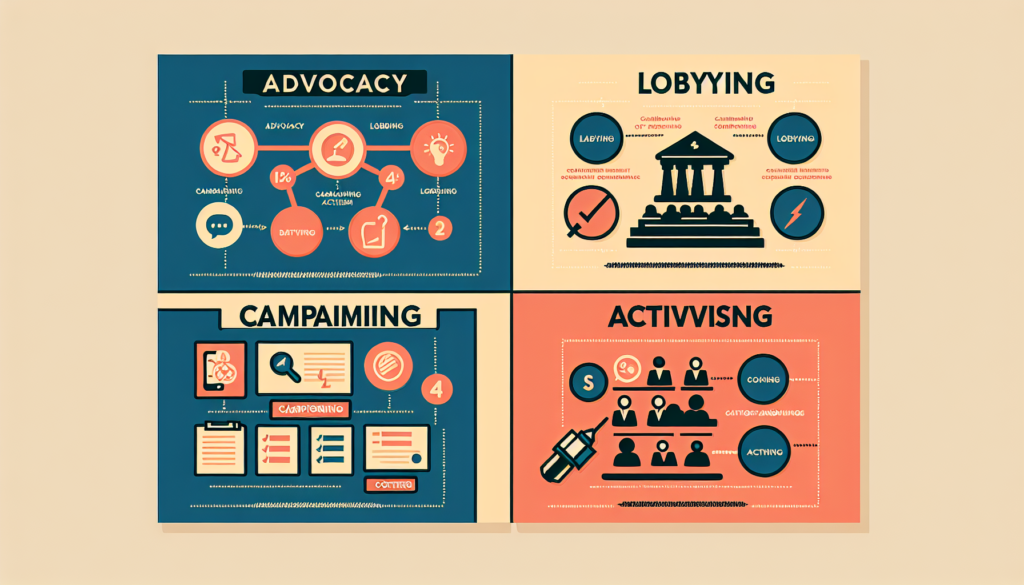 Understanding the Differences Between Advocacy, Lobbying, Campaigning, and Activism