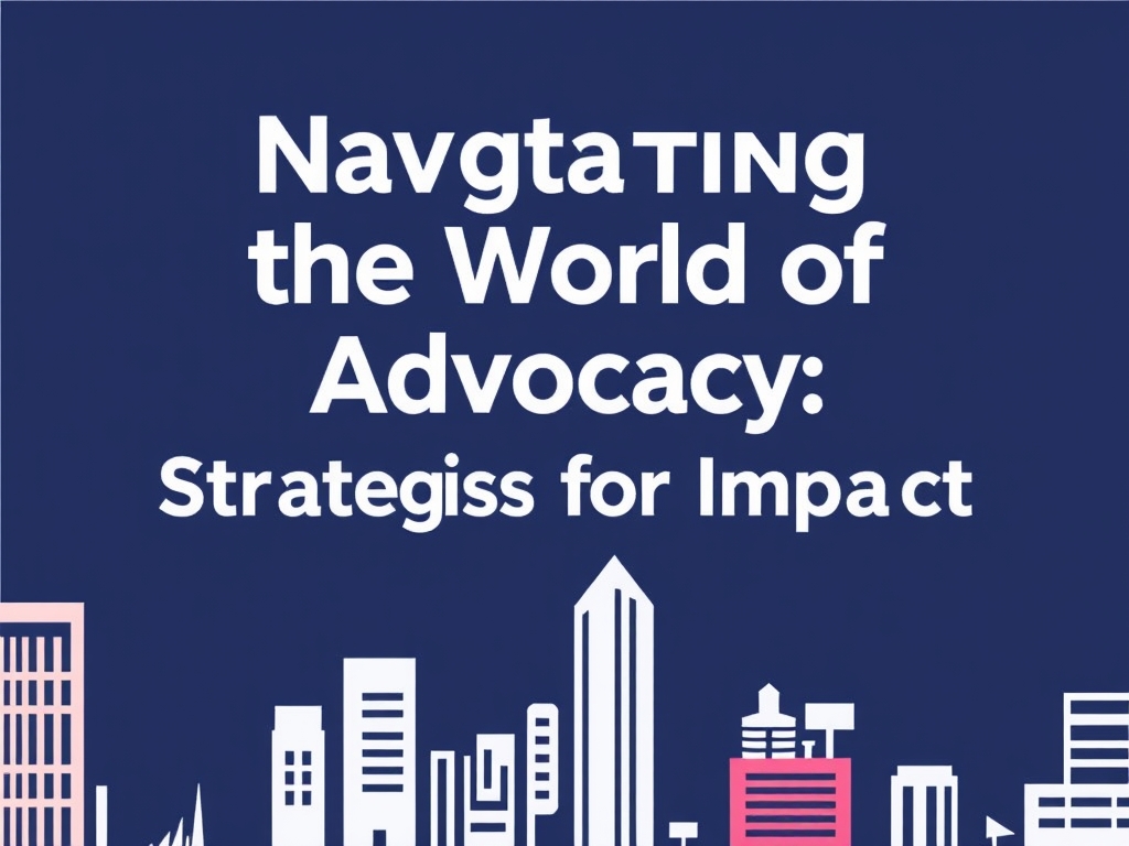 Navigating the World of Advocacy: Strategies for Impact