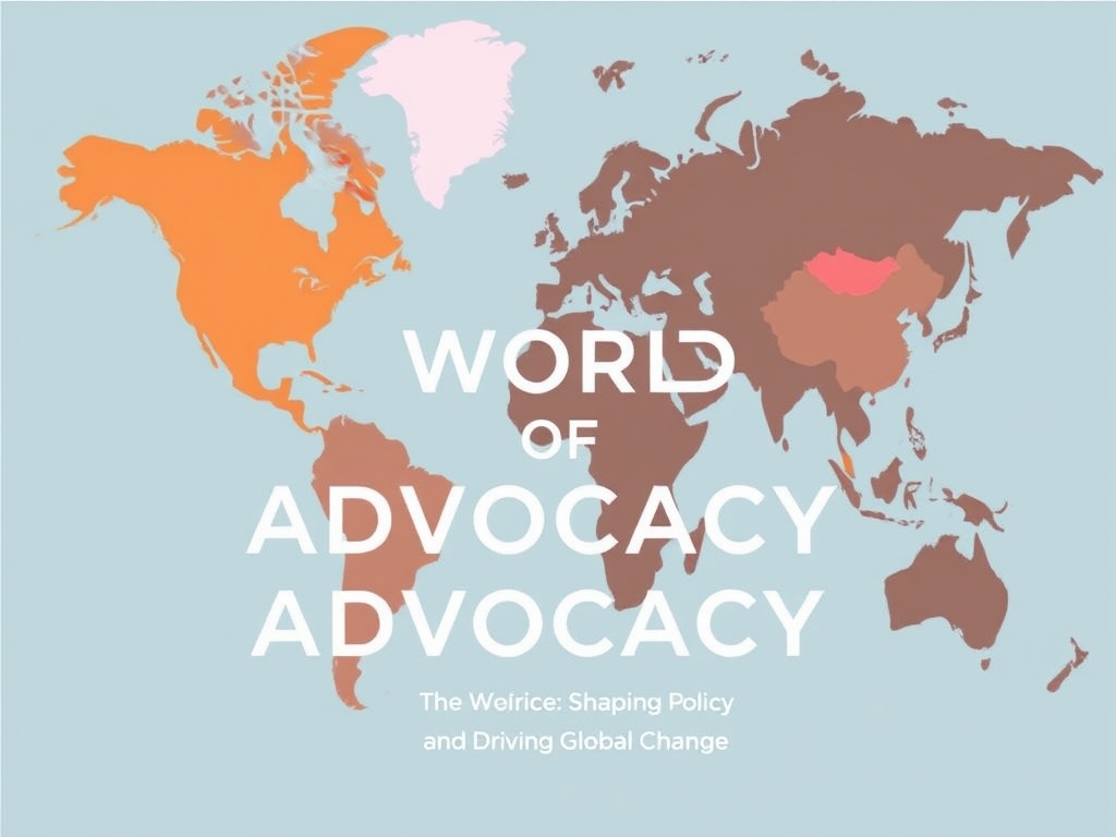 The World of Advocacy: Shaping Policy and Driving Global Change