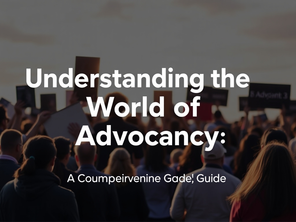 Understanding the World of Advocacy: A Comprehensive Guide to Global Impact